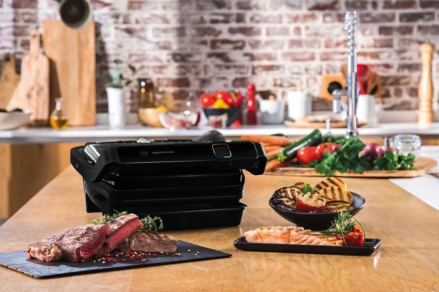 Gril Tefal GC750830 OptiGrill Elite černý Tefal GC750830 OptiGrill Elite