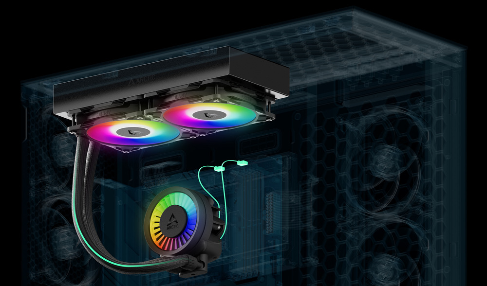 Vodní chladič Arctic Cooling Liquid Freezer III Pro 280 ARGB bílý