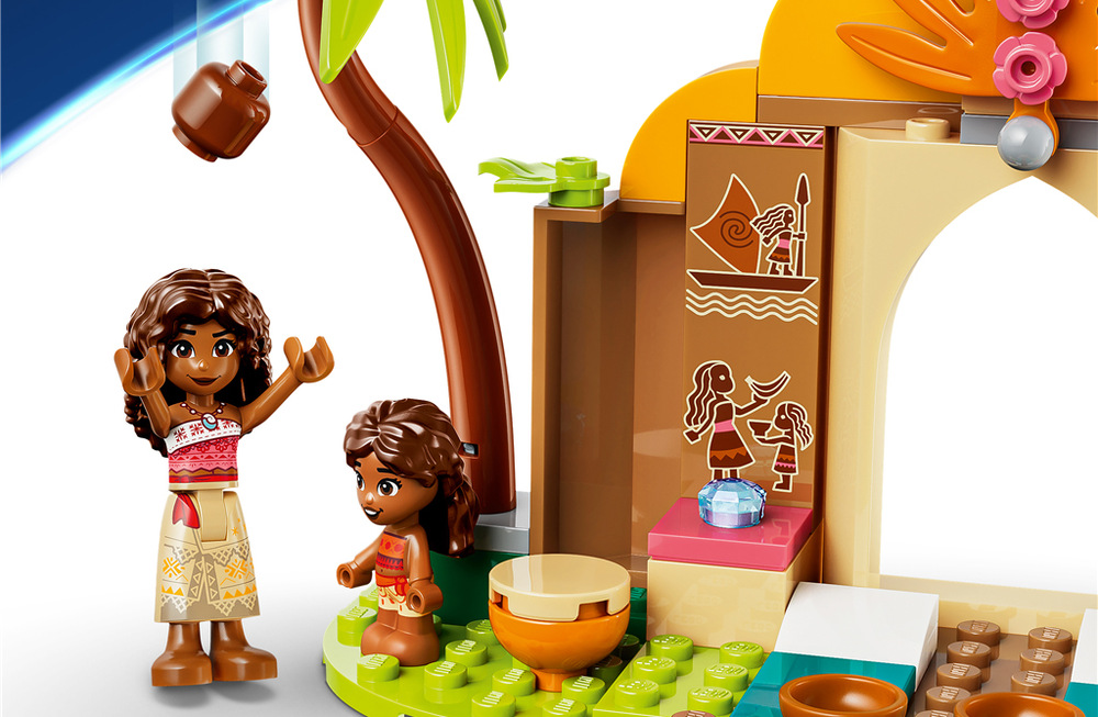 Stavebnice LEGO® │ Disney 43282 Vesnický dům a loďka 85 kostek LEGO a začátečnické dílky usnadňují dětem od čtyř let stavění a vytváření vlastního pohádkového světa.