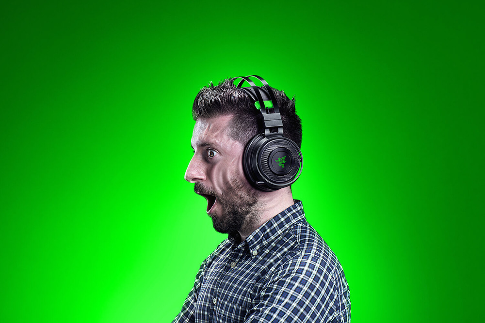 Headset Razer Nari Ultimate pro Xbox One černý/zelený Headset Razer Nari Ultimate pro Xbox One černý/zelený