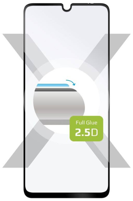 Tvrzené sklo FIXED Full-Cover na Huawei nova Y70/Y70 Plus černé