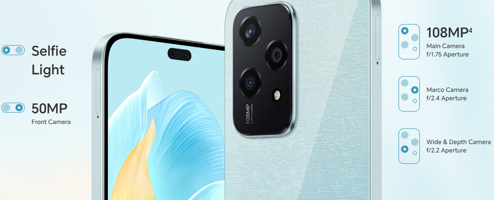 Mobilní telefon HONOR 200 Lite 5G 8 GB / 256 GB modrý