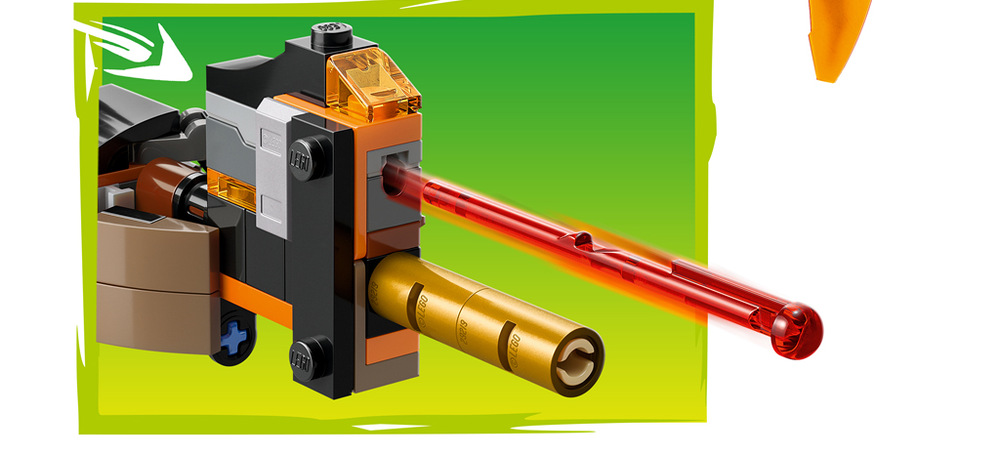 Robota můžete kombinovat s dalšími stavebnicemi LEGO NINJAGO a postupně rozšiřovat vlastní nindžovský svět.
