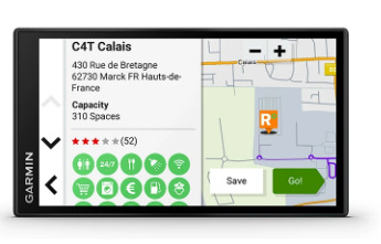 Navigační systém GPS Garmin dezl LGV610 Europe45 černý