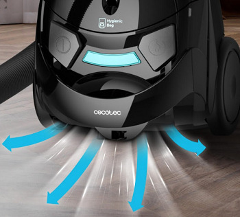 Podlahový vysavač Cecotec Conga Powerbag 2000 Compact černý Filtrace
