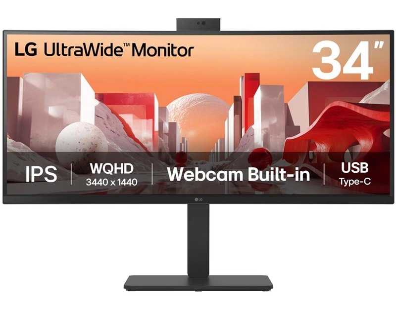 Monitor LG UltraWide 34BA85QE-B černý