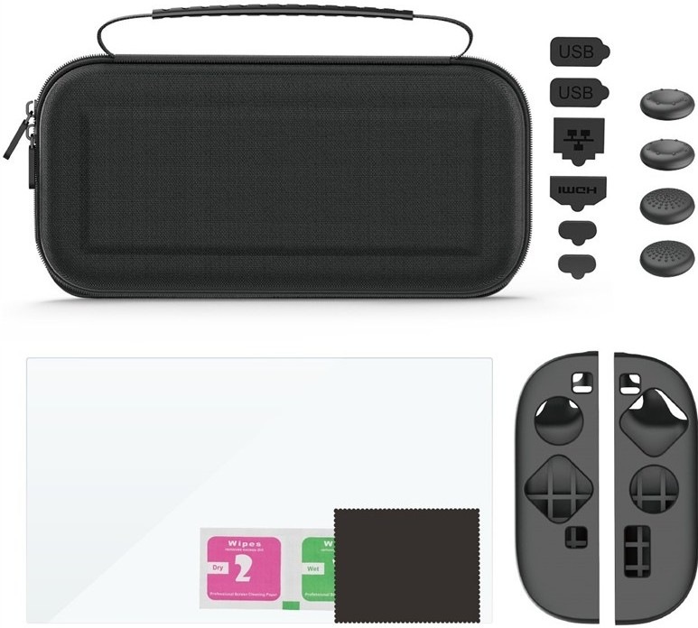 Sada iPega SW2125 9v1 Sport Pack - Nintendo Switch 2 - černá