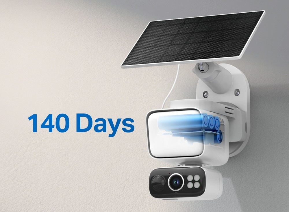 IP kamera TP-Link Tapo C615F 2K Solar Kit je určena pro použití v exteriéru díky krytí IP65