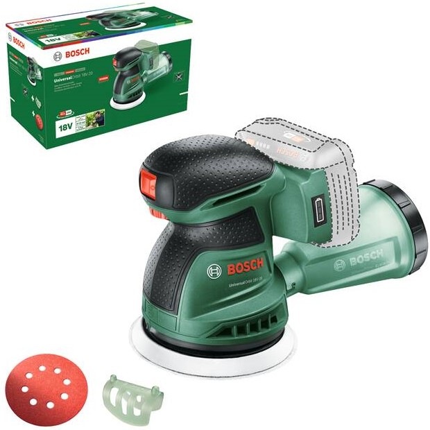 Excentrická bruska Bosch UniversalOrbit 18V-2 (bez baterie) .