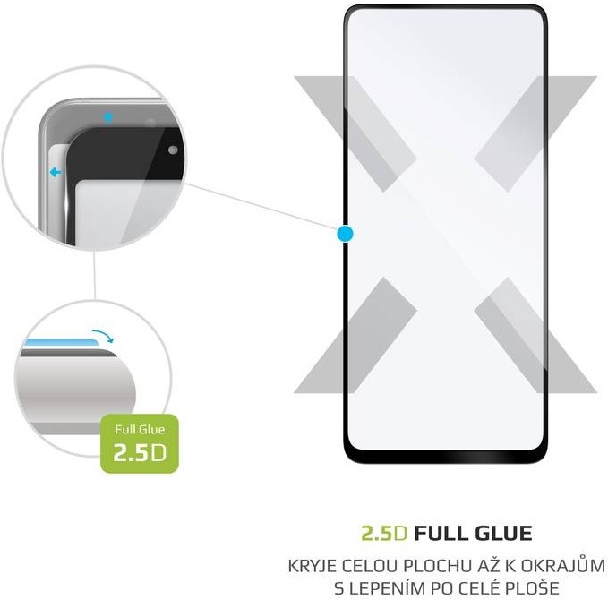 Tvrzené sklo FIXED Full-Cover na Realme 9 Pro černé Tvrzené sklo FIXED Full-Cover na Realme 9 Pro černé