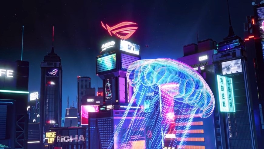 Herní monitor Asus ROG Strix OLED XG27ACDNG černý Ilustrace ostrosti obrazu na monitoru Asus ROG Strix OLED XG27ACDNG
