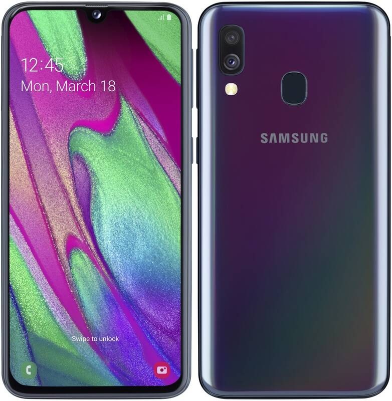 Mobilní telefon Samsung Galaxy A40 Dual SIM černý