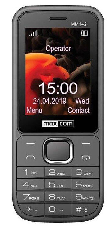 Mobilní telefon MaxCom Classic MM142 šedý MaxCom Classic MM142