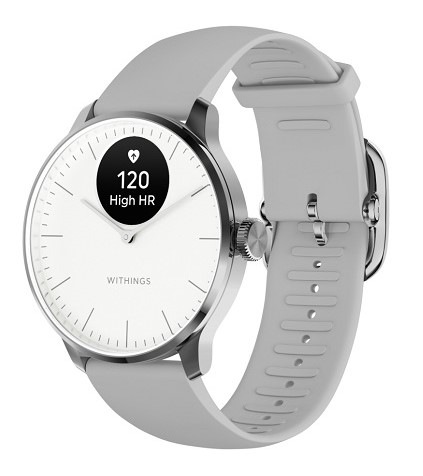 Chytré hodinky Withings Scanwatch Light 37 mm bílé