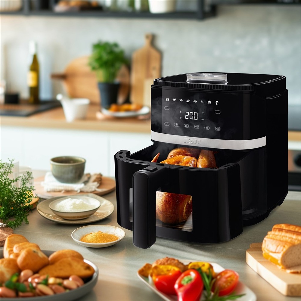 Fritéza horkovzdušná Tesla AirCook Q65 XL Pro černá