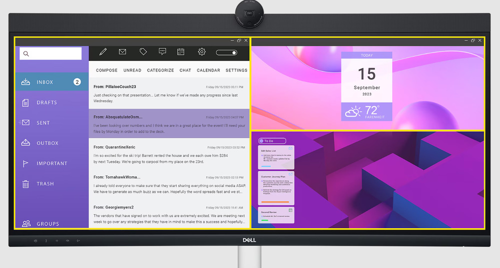 Monitor Dell P3424WEB černý/stříbrný