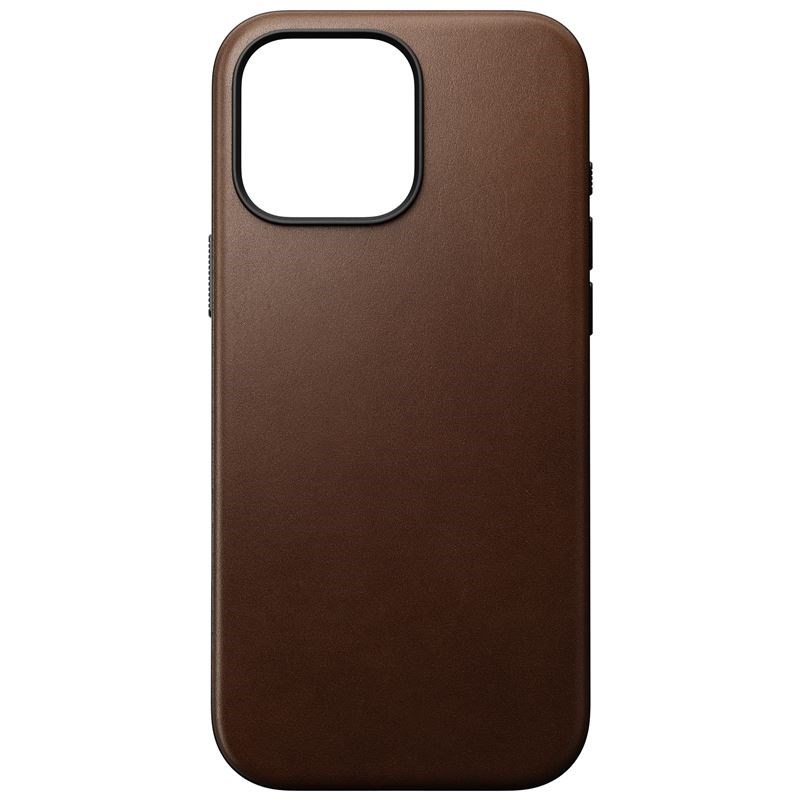 Kryt na mobil NOMAD Modern Leather na Apple iPhone 16 Pro Max hnědý