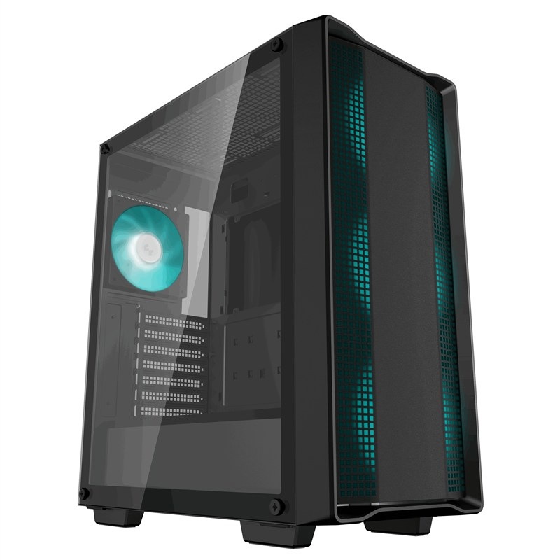PC skříň DeepCool CC560 V2, černá barva.