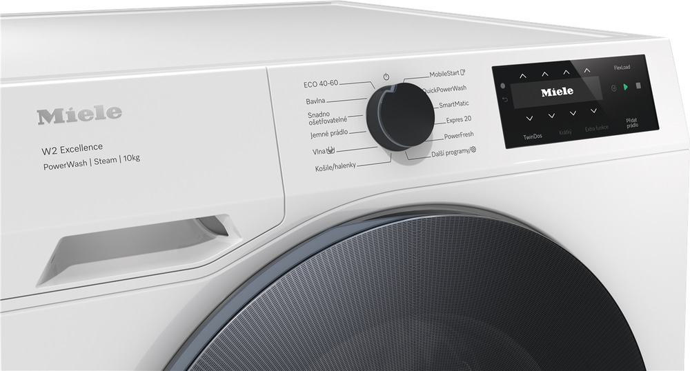 Pračka Miele WE770Q WCS TwinDos Steam bílá Pračka Miele WE770Q WCS TwinDos Steam bílá