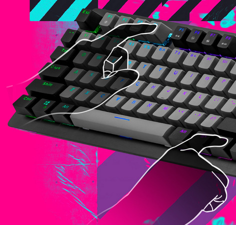 Klávesnice Cooler Master CK352, Brown Switch, CZ layout černá Klávesnice Cooler Master CK352, Brown Switch, CZ layout černá