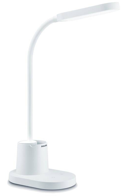 Stolní LED lampička Philips Bucket bílá