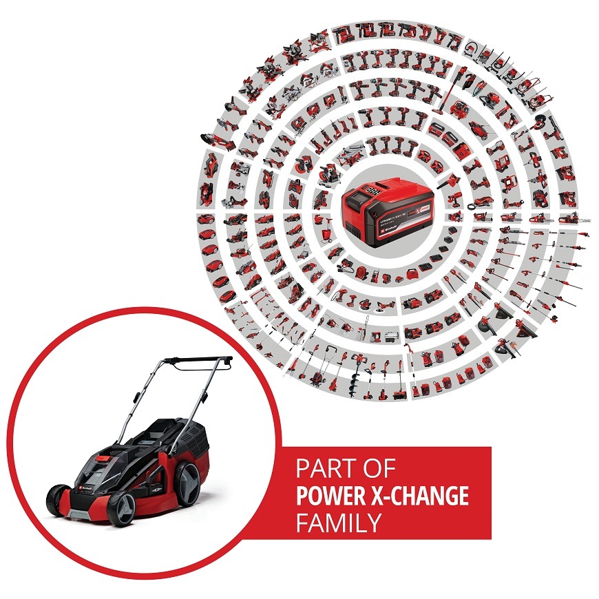 Sekačka Einhell GE-CM 43 LI M Kit (s baterií) 3413130