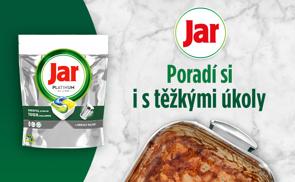 Kapsle do myčky Jar Platinum Yellow (50 ks) Kapsle do myčky Jar Platinum Yellow (50 ks)