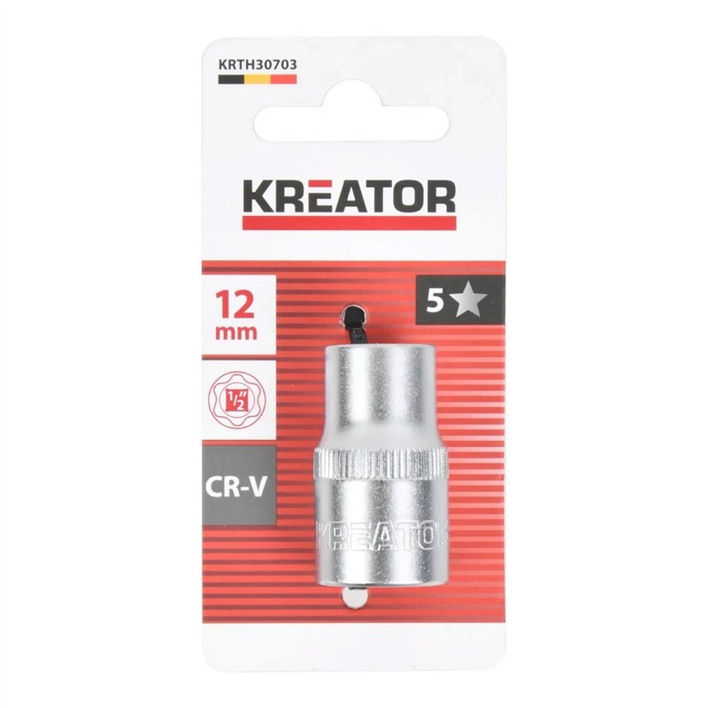Nástrčná hlavice Kreator KRTH30703 1/2" 12mm