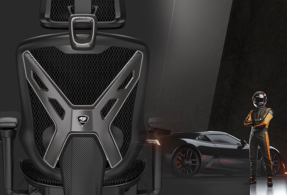 Ukázka designu herní židle Cougar Speeder