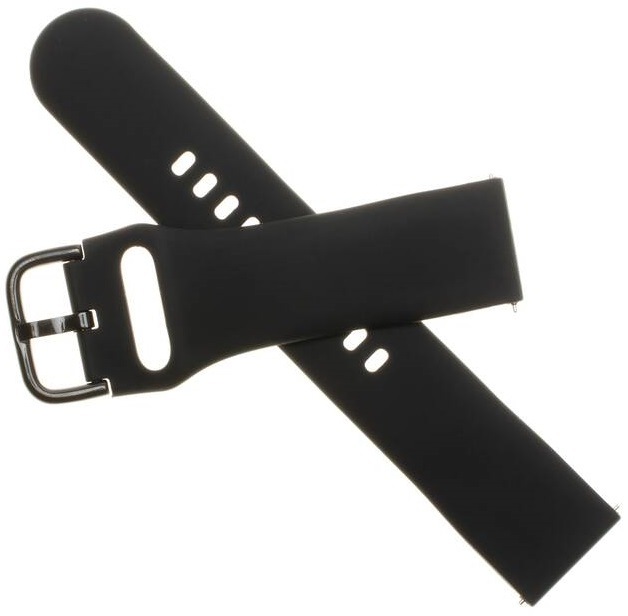 Řemínek FIXED Silicone Strap 20mm na smartwatch černý Řemínek FIXED Silicone Strap 20mm na smartwatch černý