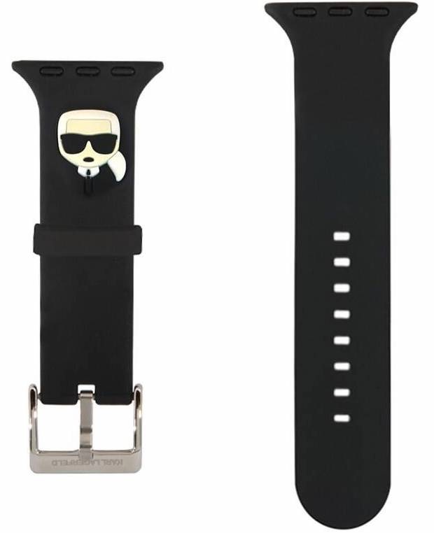 Řemínek Karl Lagerfeld Karl Head na Apple Watch 38/40/41mm černý