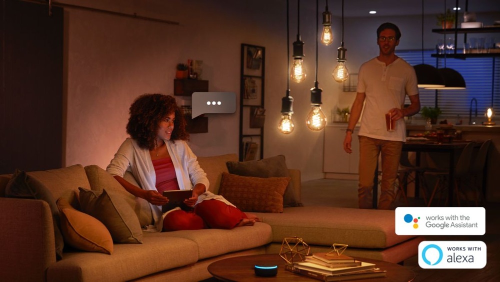 Chytrá žárovka Philips Hue svíčka E14, 4,6W White Ambiance, 2ks