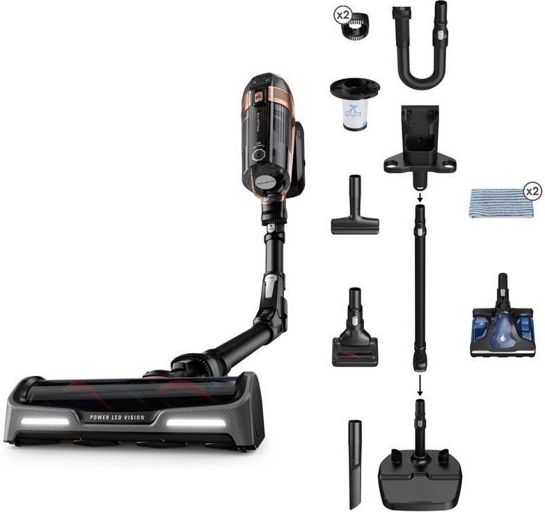 Tyčový vysavač Rowenta RH99G1WO X-Force Flex 15.60 Auto Aqua 4 v 1, 230 AW