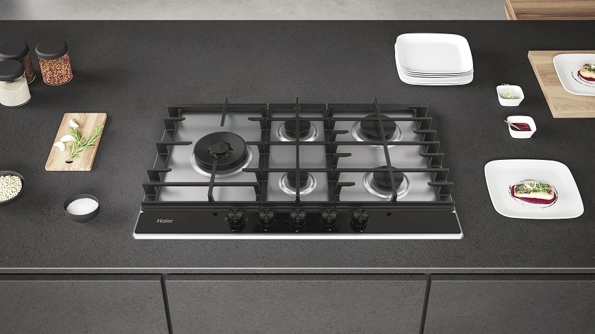 Plynová varná deska Haier I-Turn Series 6 HAHG7WL5WS6X/1 nerez Plynová varná deska Haier I-Turn Series 6 HAHG7WL5WS6X/1 nerez