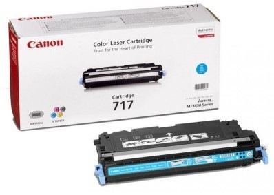 Toner Canon CRG-717C, 4000 stran azurový