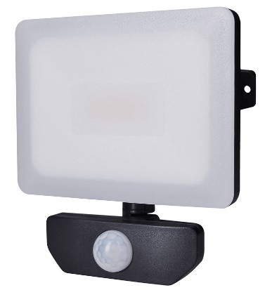 Reflektor Solight Quick, 20 W,  pohybový senzor černý