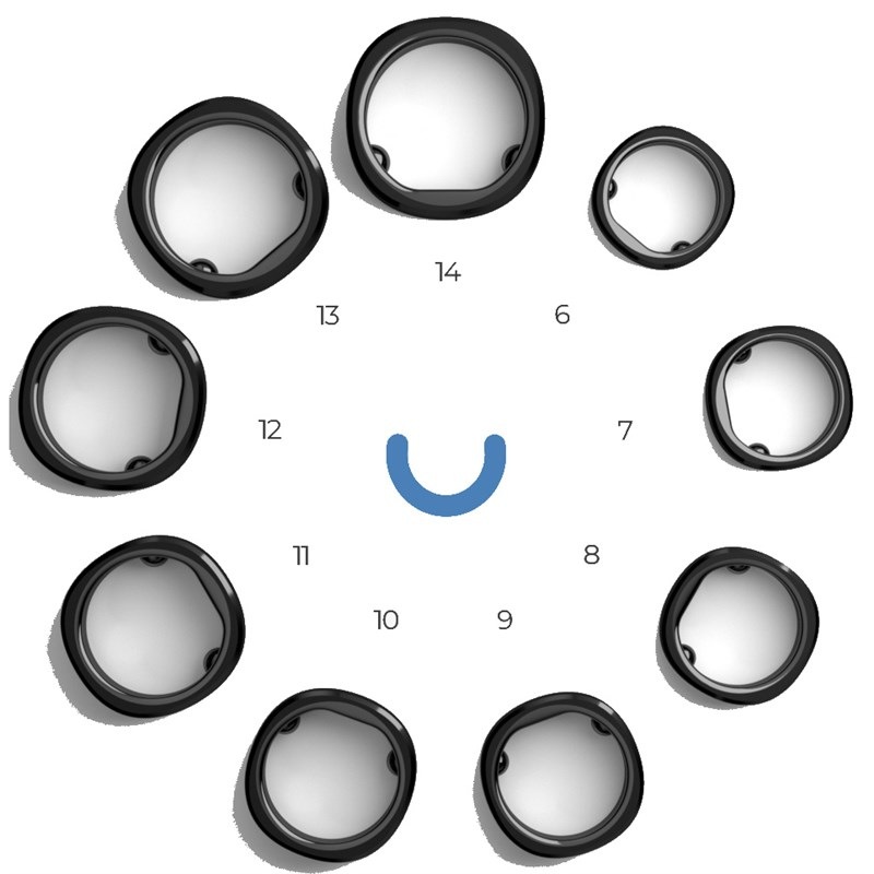 Chytrý prsten RingConn Gen 1 velikost 9 (19 mm) černý Chytrý prsten RingConn Gen 1 velikost 9 (19 mm) černý
