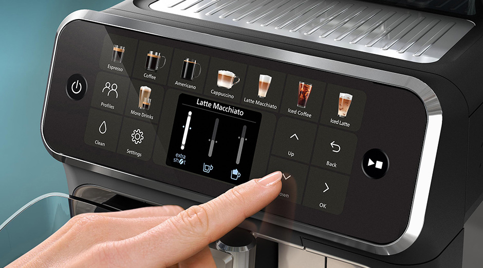 Automatický kávovar Philips Series 5500 LatteGo EP5547/90 černý/chrom