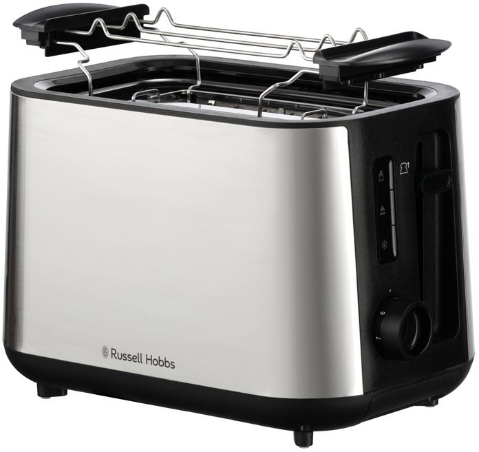 Topinkovač RUSSELL HOBBS 27390-56 Heaton černý/stříbrný
