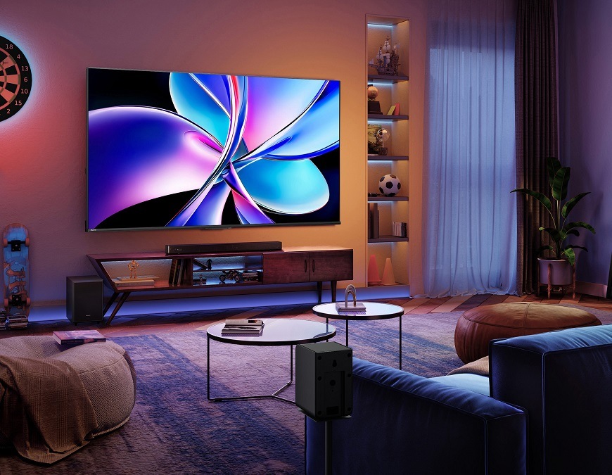 Hisense TV 43E7Q PRO, v domácnosti