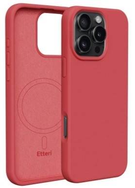 Kryt na mobil CPA Etteri Mag na Apple iPhone 16 Pro v červené barvě