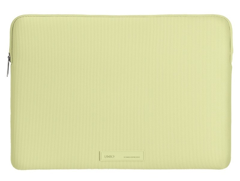 Pouzdro Uniq na MacBook Neo a Air 13“, zelená barva