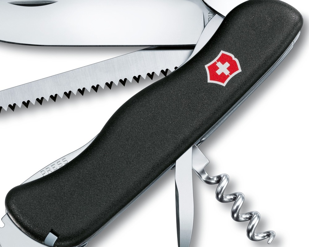Nůž kapesní Victorinox Forester je vyroben z kvalitní nerezové oceli 