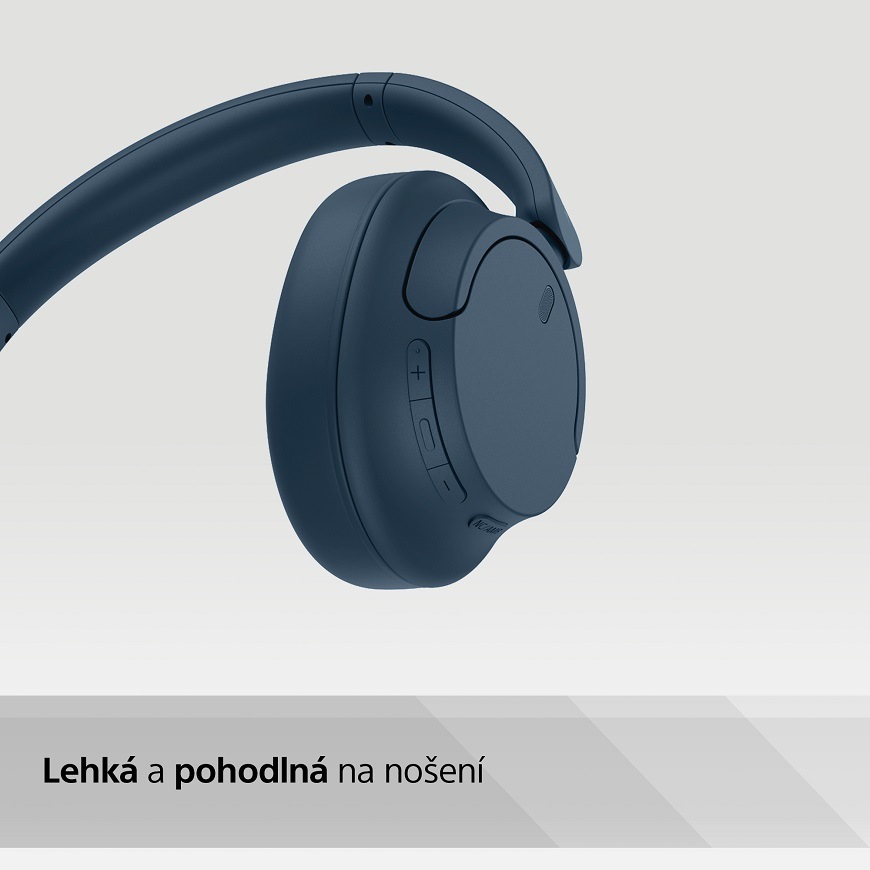 Sluchátka Sony WH-CH720N modrá Sluchátka Sony WH-CH720N, modrá, komfort při nošení