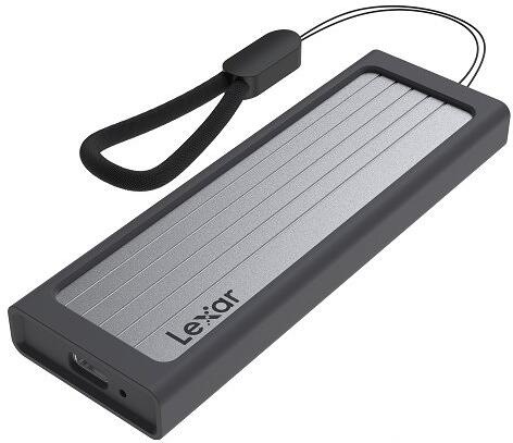 Externí rámeček Lexar E06 SSD M.2 PCle stříbrný