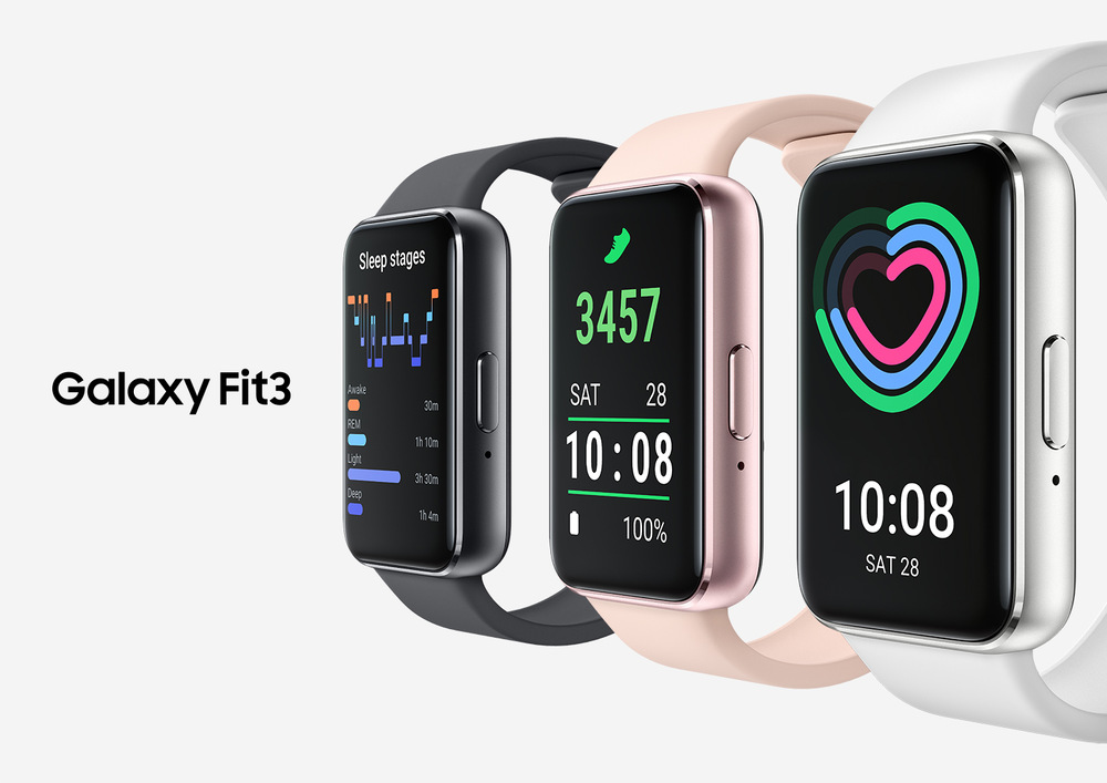 Fitness náramek Samsung Galaxy Fit3 stříbrný Fitness náramek Samsung Galaxy Fit3 stříbrný