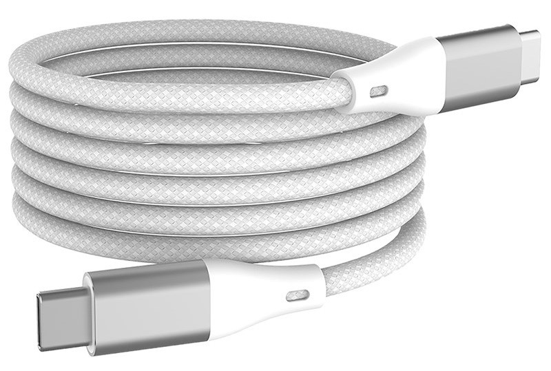 Kabel WG USB-C/USB-C, 3A, 60W, 1m bílý