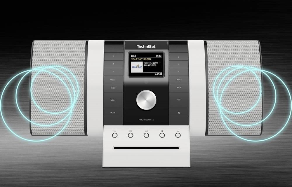 Internetový radiopřijímač s DAB+ TechniSat MULTYRADIO 4.0 SE černý/bílý Internetový radiopřijímač s DAB+ TechniSat MULTYRADIO 4.0 SE černý/bílý