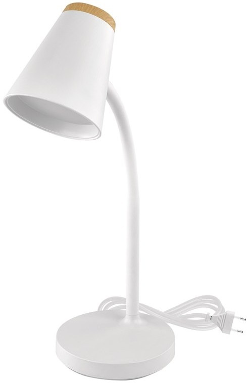 Stolní LED lampička EMOS Tara v bílé barvě