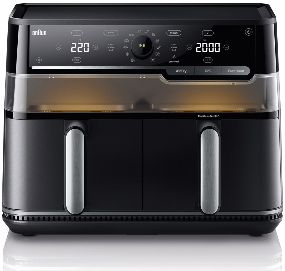 Fritéza horkovzdušná Braun TwinCook 5 TD5073 černá Fritéza horkovzdušná Braun TD5073 TwinCook 5